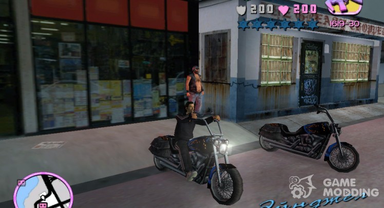 Motorcycle bikers from Vice City Stories