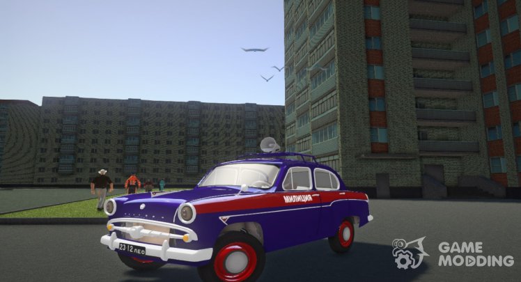 Moskvich 407 Police of the USSR