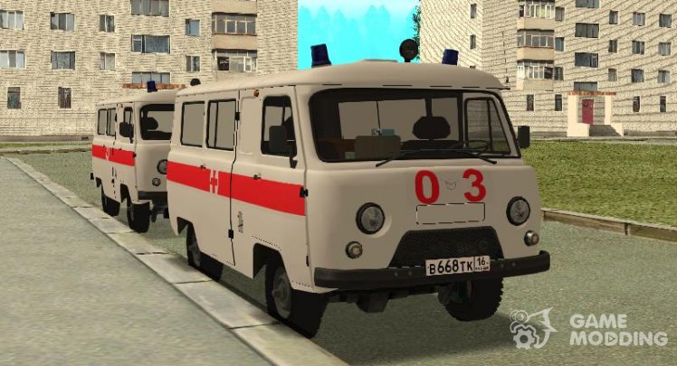El uaz 3962 Ambulancia