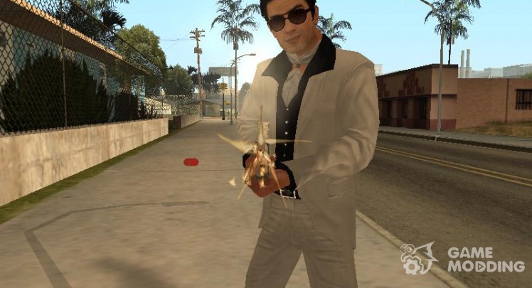 Vito en blanco y negro traje de Mafia II