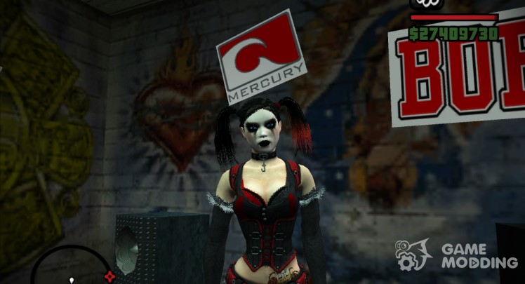 Harley Quinn From Batman Skin Arkahm City v. 2