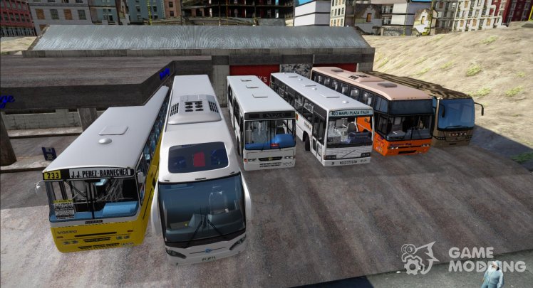 Пак автобусов Volvo (9700, 9800, B-Series)