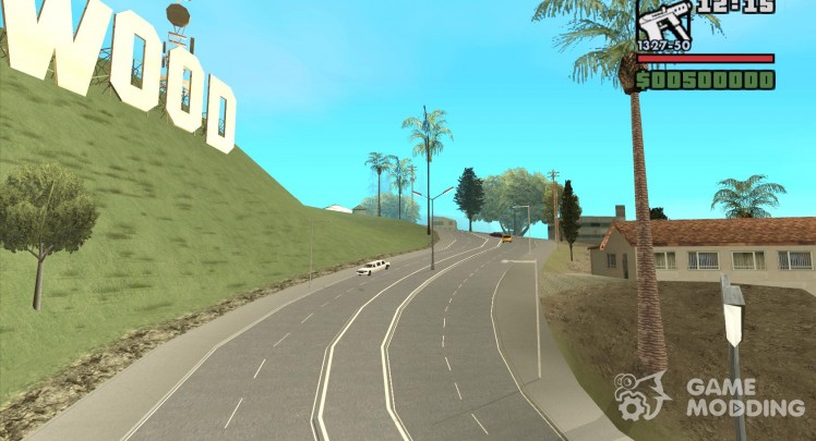 New roads in Vinewoode (Los Santos)