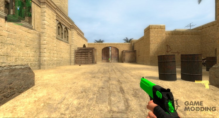 Deagle con el laser