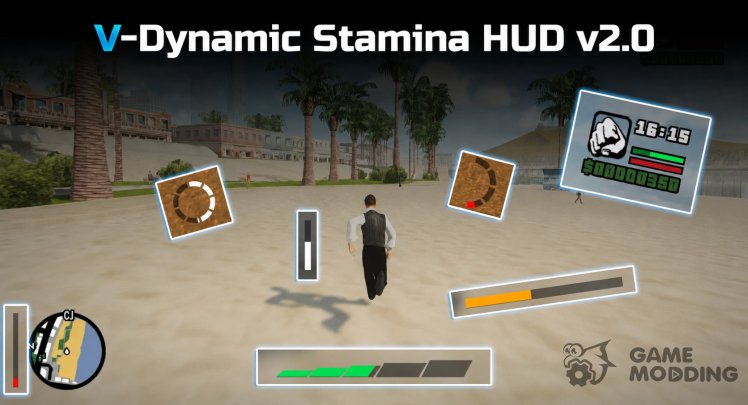 V-Dynamic Stamina HUD