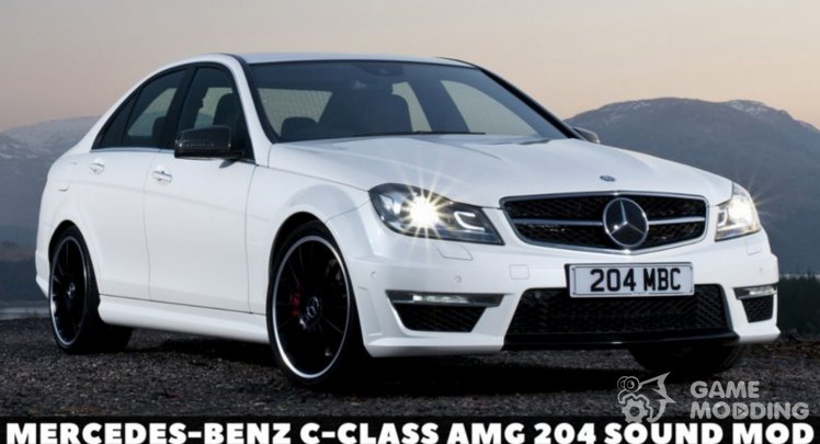 Mercedes-Benz C-Class AMG 204 Sound mod