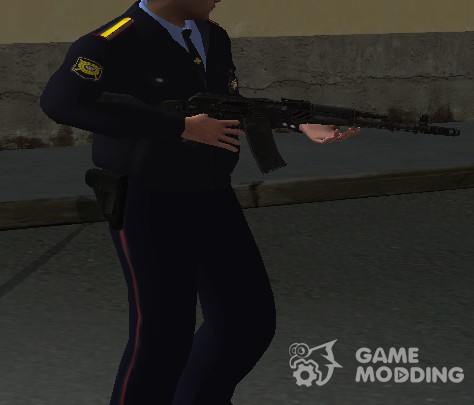 Suboficial de la policía de rusia