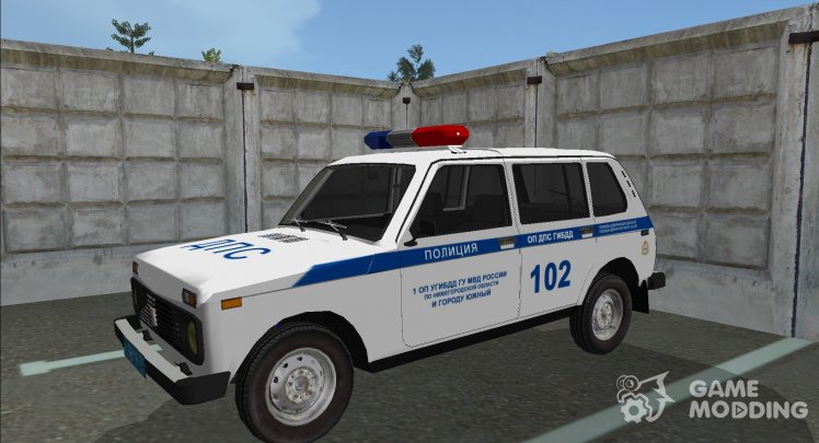 Lada Niva - the traffic police