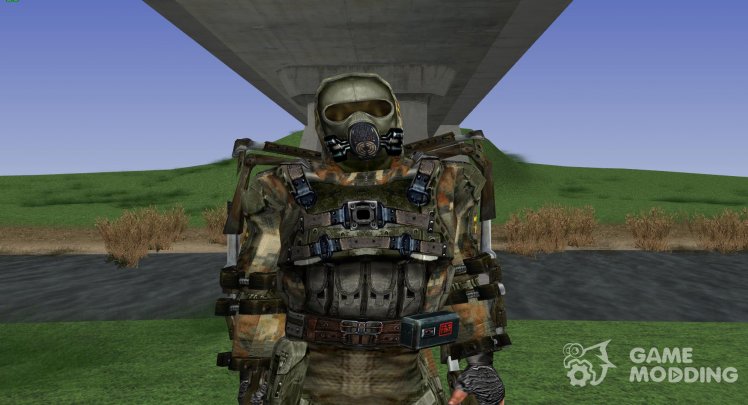 A member of the group the Diggers in the simplified exoskeleton of S. T. A. L. K. E. R V. 1