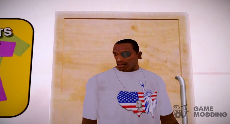 T-shirt with Independence day v1 (GTA Online)