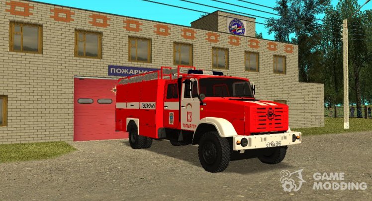 Автоцистерна пожарная АЦ-40 (ЗИЛ-433104)