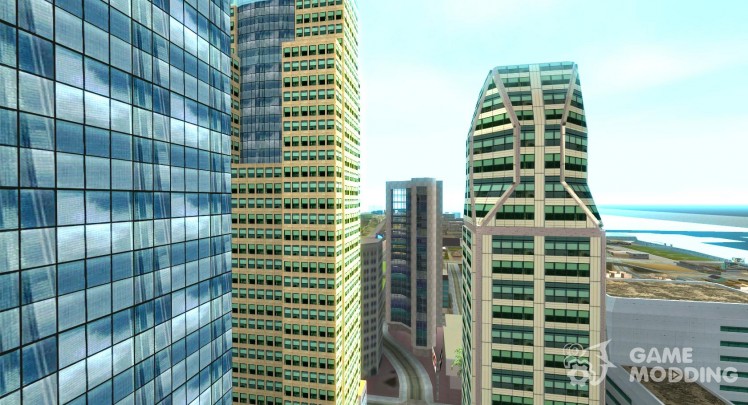 New Downtown skyscrapers texture
