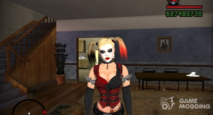 Harley Quinn From Batman Skin Arkahm City