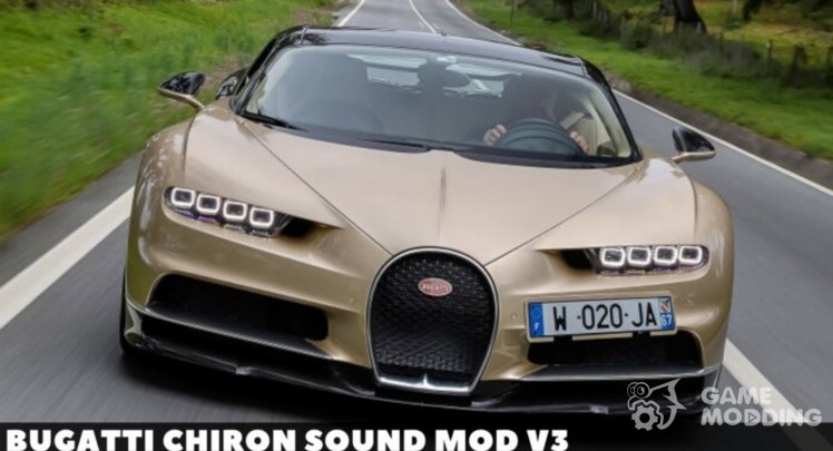 Bugatti Хирон звуковой мод В3