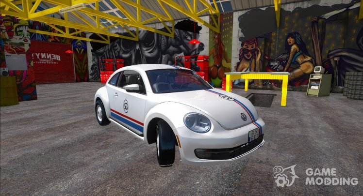 2013 Volkswagen Beetle Turbo - Herbie из фильма Сумасшедшие гонки