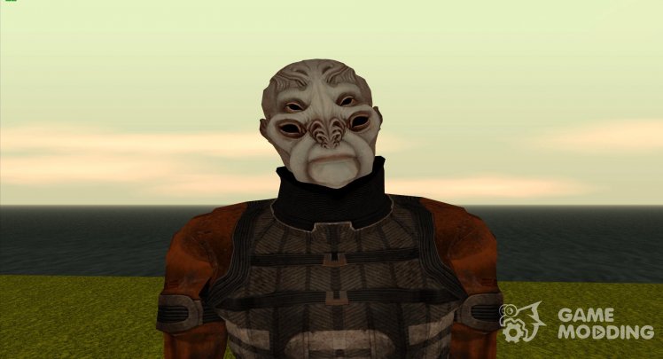 The Batarian from Mass Effect