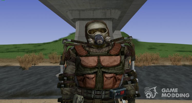 A member of the group Phoenix in a lightweight exoskeleton of S. T. A. L. K. E. R V. 1