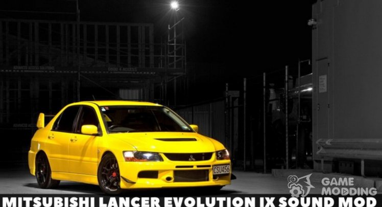 Mitsubishi Lancer Evolution IX Sonido mod