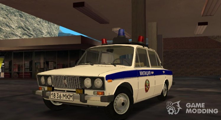 Vaz-2106 la Policía