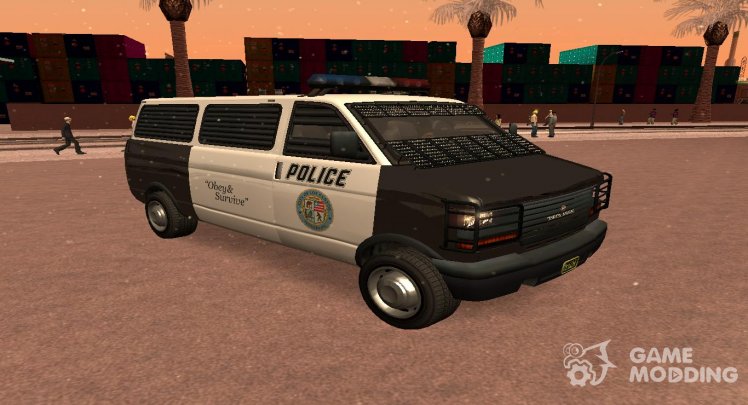 GTA V Declasse Burrito Police Transport