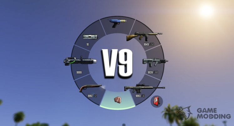 3D Colored Weapon + Radio Icons 9.0