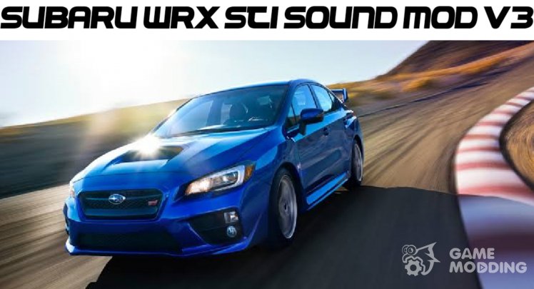 Subaru WRX STI Sonido mod v3