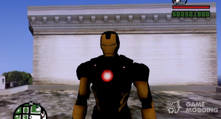 Ironman Dark Avenger Mark IV skin