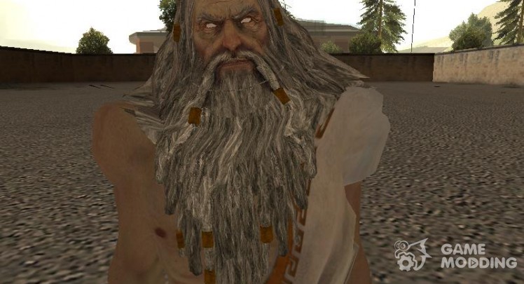 Zeus with long tunica from God of War 3