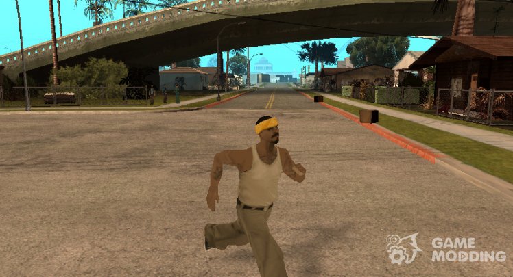 New gait the main character in DYOM