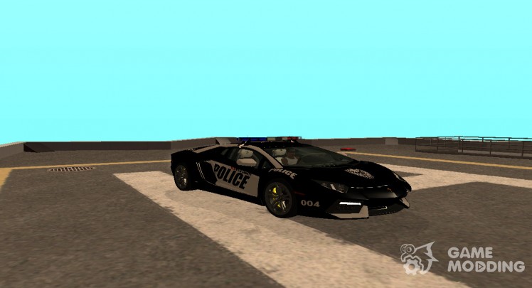 El Lamborghini Aventador Police