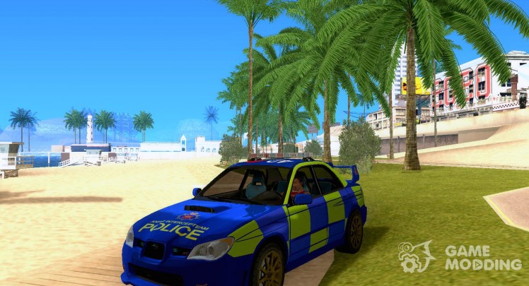 Subaru Impreza WRX STi UK Police 2006