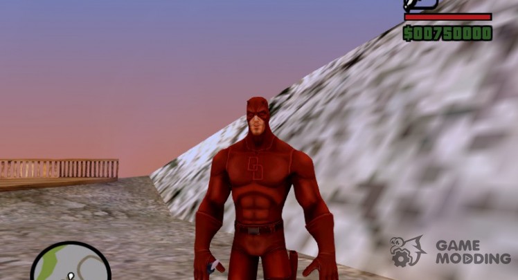 Daredevil Red Costume Skin
