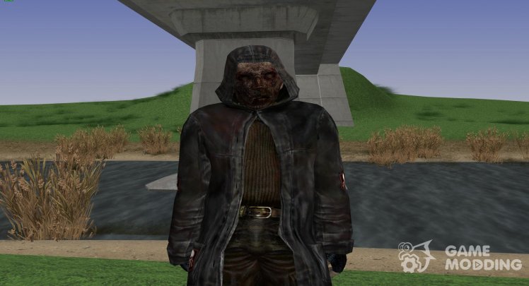 A member of the group Dark stalkers from S. T. A. L. K. E. R V. 26