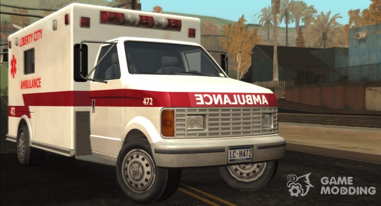 GTA III Ambulance HD (ImVehFt)