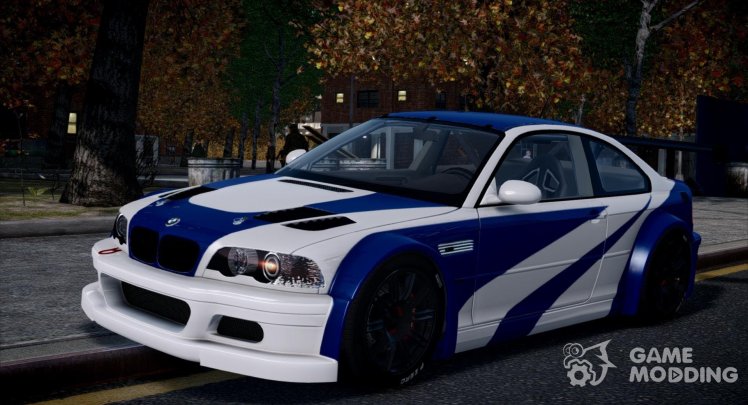 BMW E46 M3 GTR de Sonido Mod V3