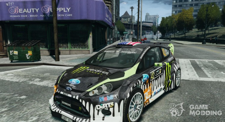 El Ford Fiesta RS WRC