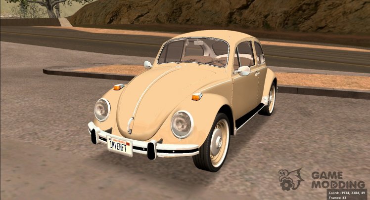 Volkswagen Beetle (Fuscao) 1500 1971