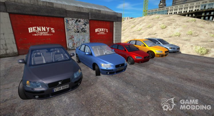 Pack of Volvo S40 cars