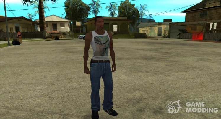 Camiseta blanca incomprensible