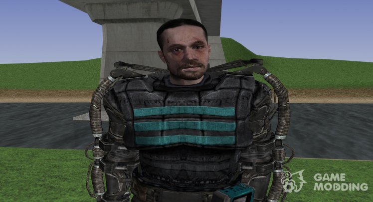 A member of the group Alarm with a unique appearance of S. T. A. L. K. E. R. v.2