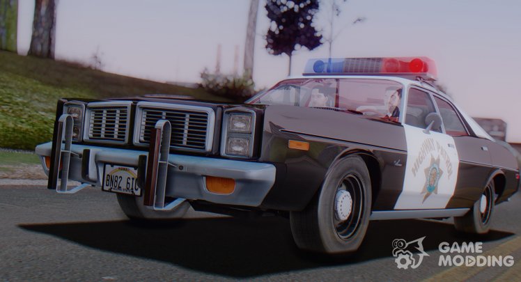 En 1978, Un Dodge Monaco California Highway Patrol