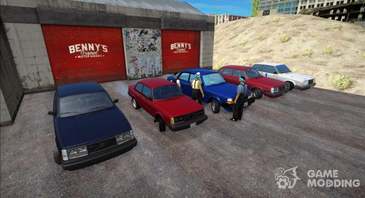 Pack of Volvo 240 Series cars (All generations/Best)