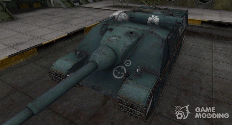 Zone of breaking through the AMX 50 Foch, compass