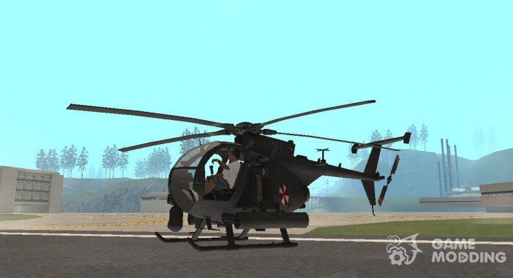 The helicopter from resident evil