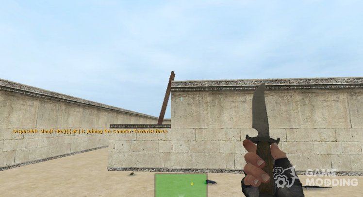 Standard knife with T elite hands from CSGO