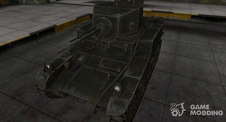 The skin for the American M3 Stuart tank