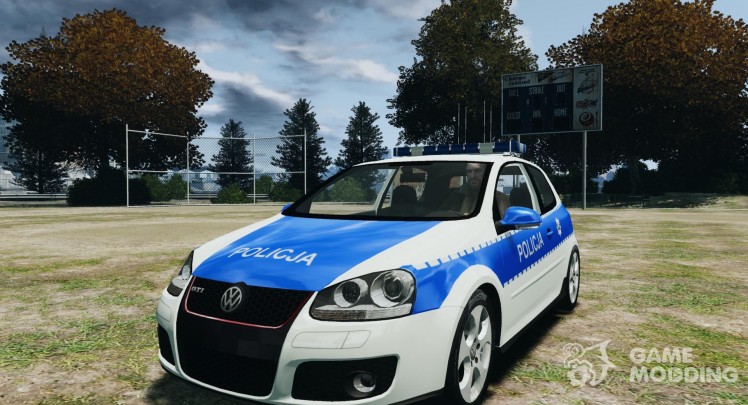 Volkswagen Golf V policía Polaco