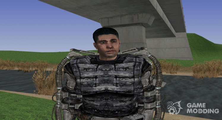 A member of the group alpha dogs with a unique appearance of S. T. A. L. K. E. R. v.2