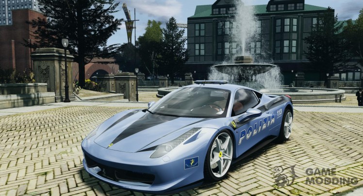 Ferrari 458 Italia policía