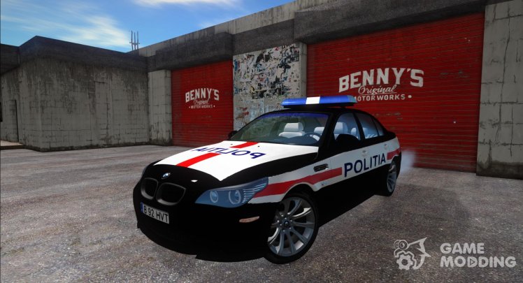 BMW M5 (E60) Politia Romana